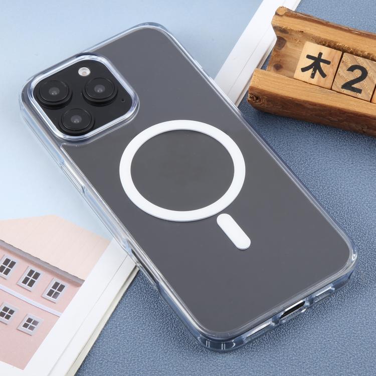 For iPhone 16 Pro Max DFANS DESIGN Magsafe Magnetic Phone Case - Transparent