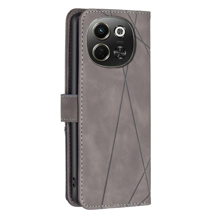 For Tecno Pova 6 Neo 5G / Spark 30 5G Magnetic Buckle Rhombus Texture Leather Phone Case