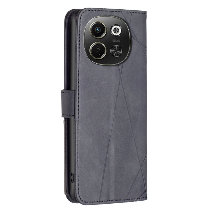 For Tecno Pova 6 Neo 5G / Spark 30 5G Magnetic Buckle Rhombus Texture Leather Phone Case