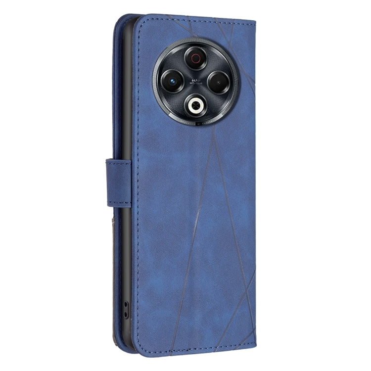 For Tecno Spark 30 4G Magnetic Buckle Rhombus Texture Leather Phone Case