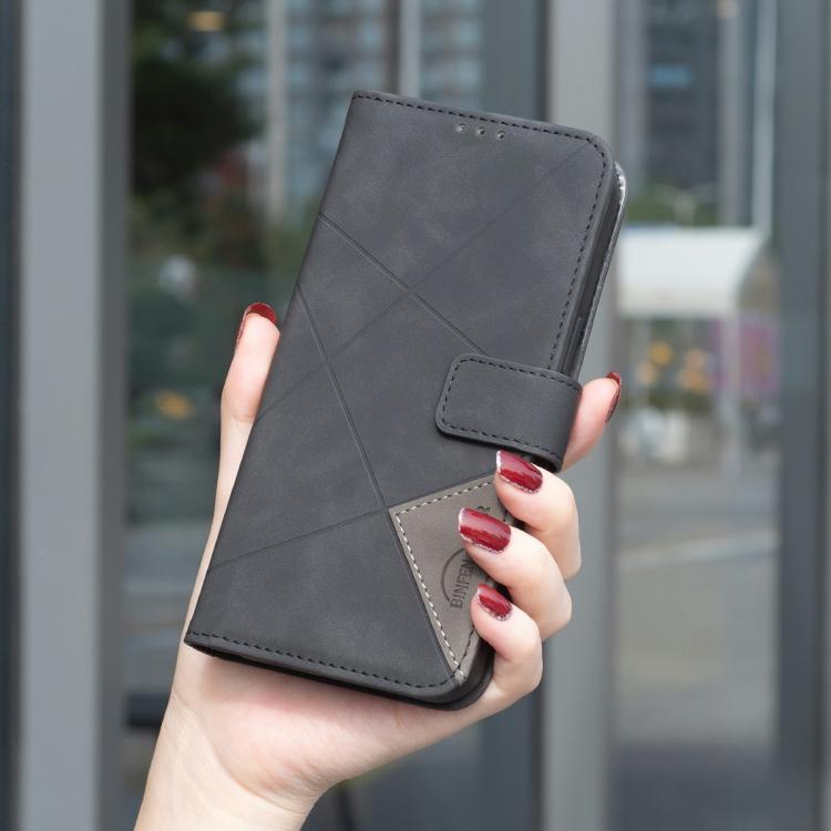 For Tecno Camon 40 Pro 4G Magnetic Buckle Rhombus Texture Leather Phone Case
