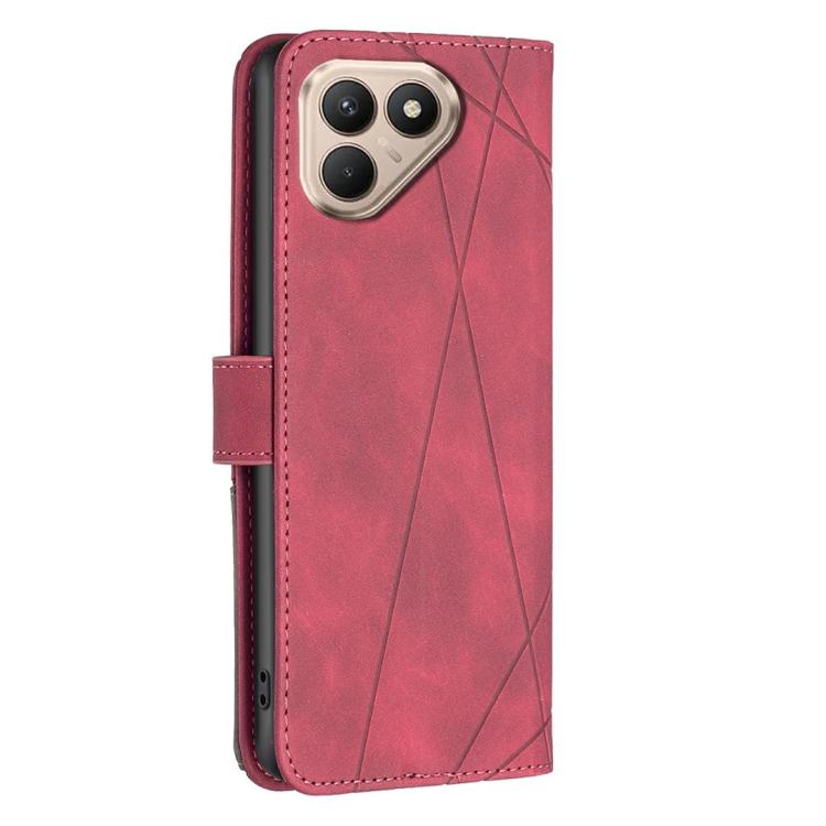 For Tecno Pova 7 Pro 5G Magnetic Buckle Rhombus Texture Leather Phone Case
