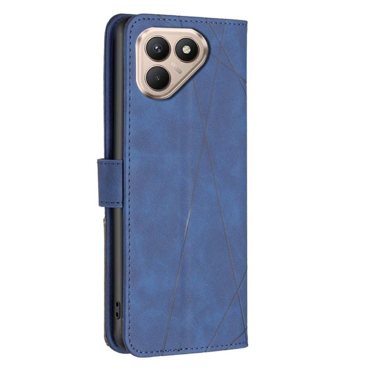 For Tecno Pova 7 Pro 5G Magnetic Buckle Rhombus Texture Leather Phone Case