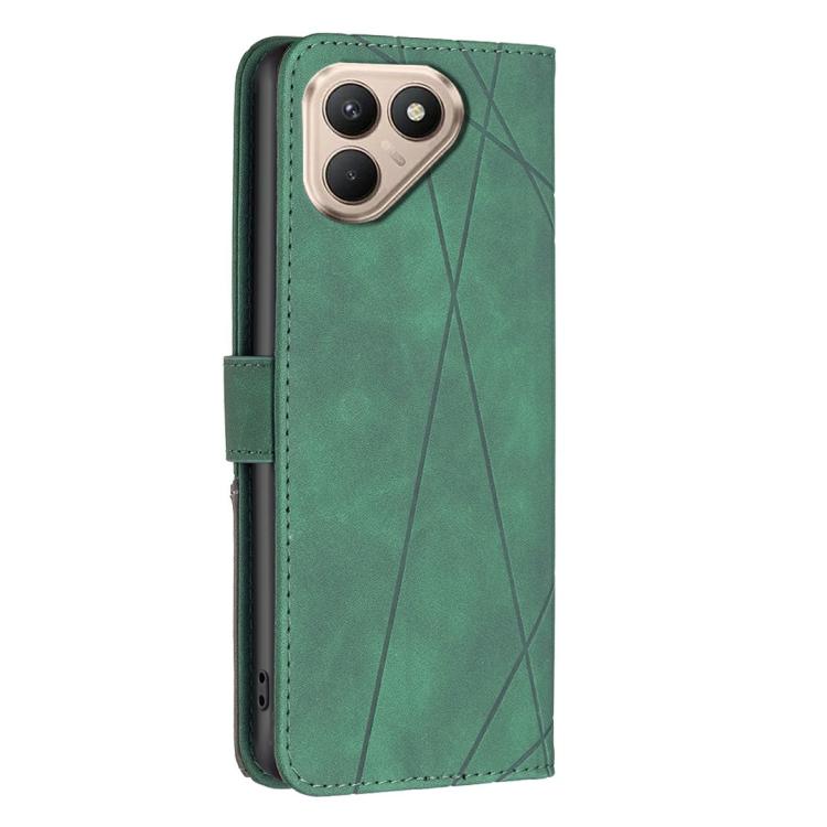 For Tecno Pova 7 Pro 5G Magnetic Buckle Rhombus Texture Leather Phone Case