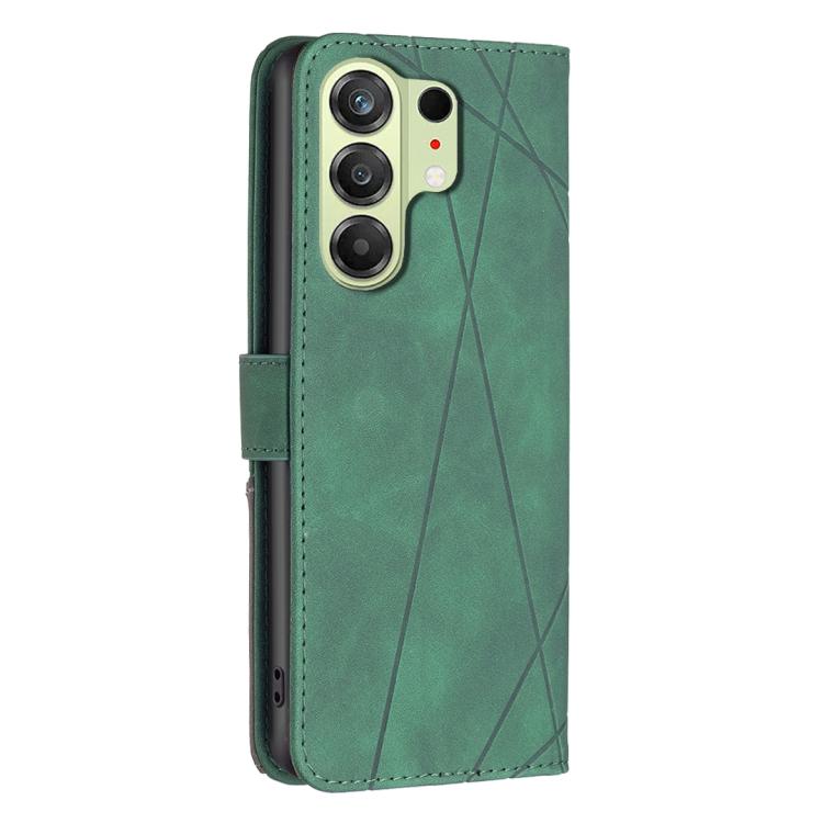 For Tecno Camon 50 4G Magnetic Buckle Rhombus Texture Leather Phone Case
