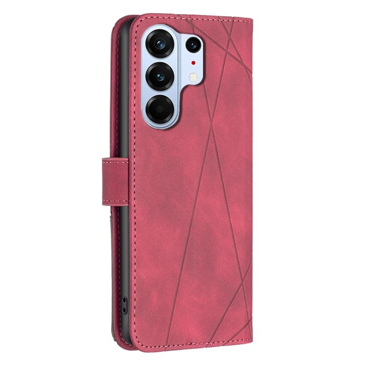For Tecno Camon 50 Pro 4G Magnetic Buckle Rhombus Texture Leather Phone Case