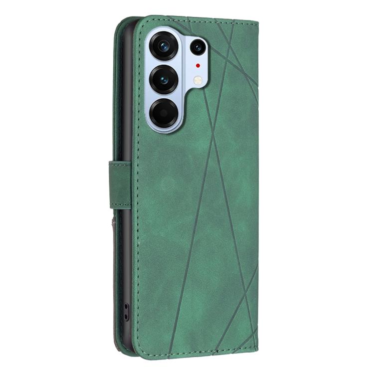 For Tecno Camon 50 Pro 4G Magnetic Buckle Rhombus Texture Leather Phone Case