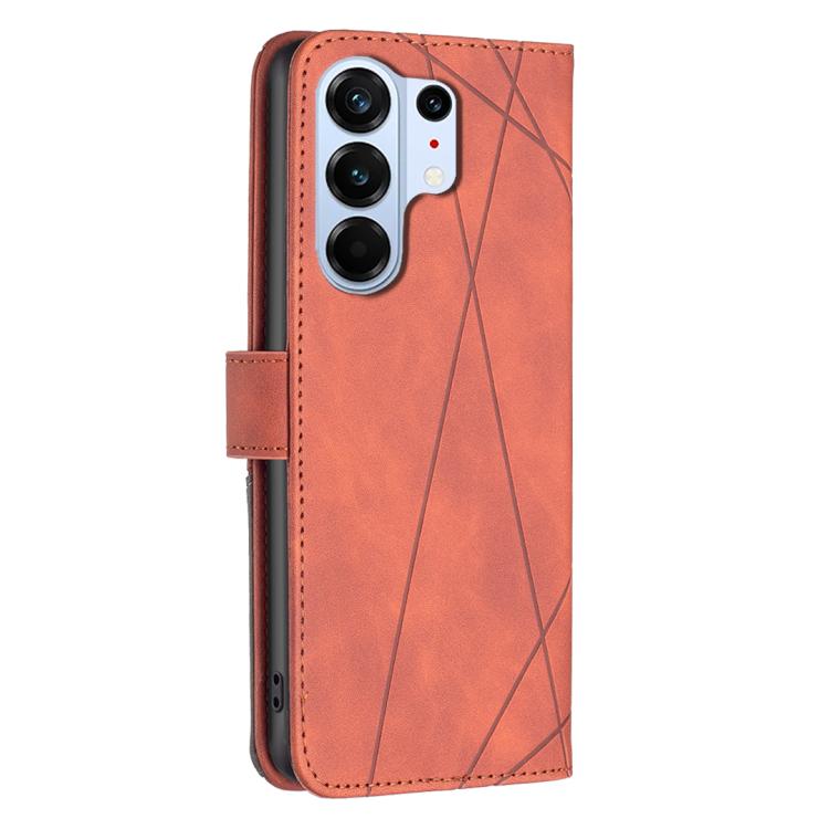 For Tecno Camon 50 Pro 4G Magnetic Buckle Rhombus Texture Leather Phone Case