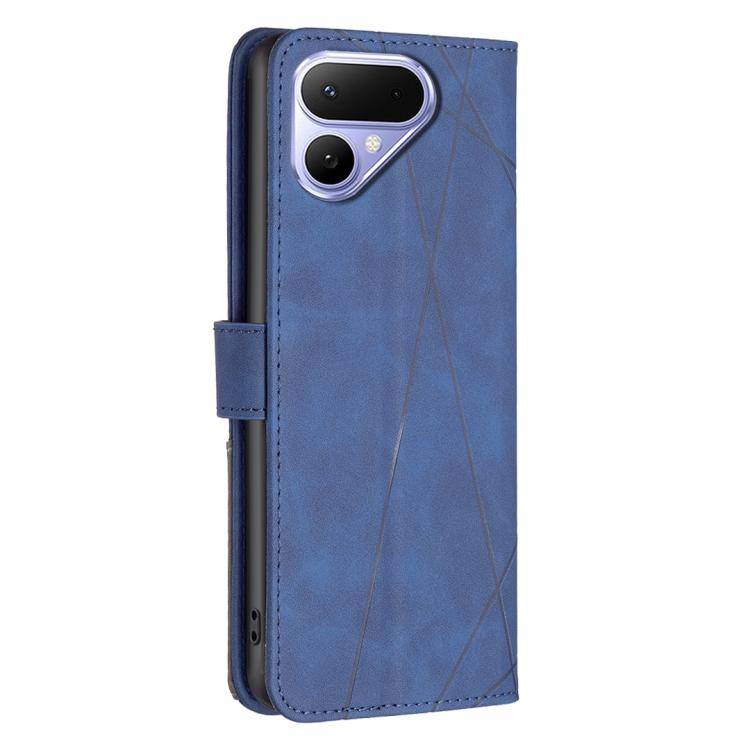 For Tecno Pova Curve 2 5G Magnetic Buckle Rhombus Texture Leather Phone Case