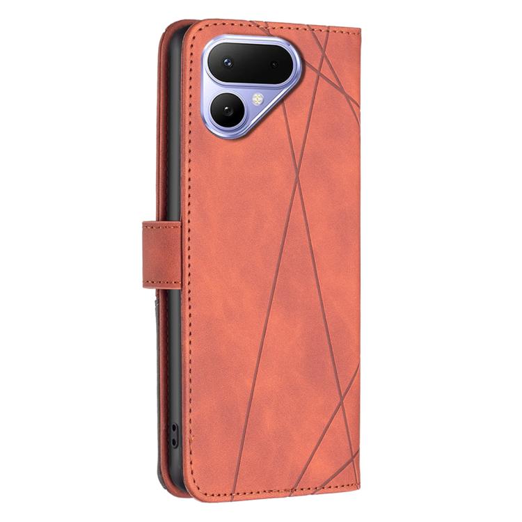 For Tecno Pova Curve 2 5G Magnetic Buckle Rhombus Texture Leather Phone Case