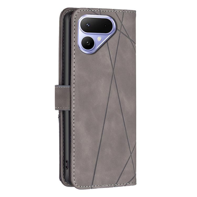 For Tecno Pova Curve 2 5G Magnetic Buckle Rhombus Texture Leather Phone Case