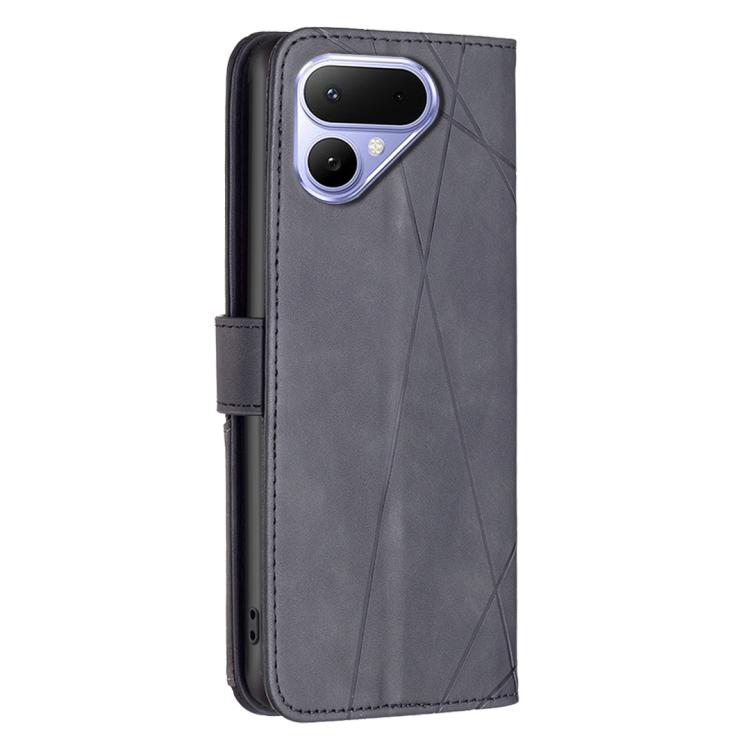 For Tecno Pova Curve 2 5G Magnetic Buckle Rhombus Texture Leather Phone Case