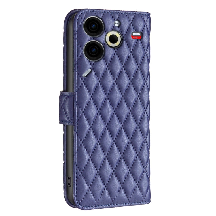 For Tecno Pova 6 Neo Diamond Lattice Wallet Flip Leather Phone Case