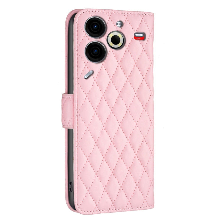 For Tecno Pova 6 Neo Diamond Lattice Wallet Flip Leather Phone Case