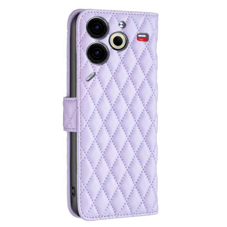 For Tecno Pova 6 Neo Diamond Lattice Wallet Flip Leather Phone Case