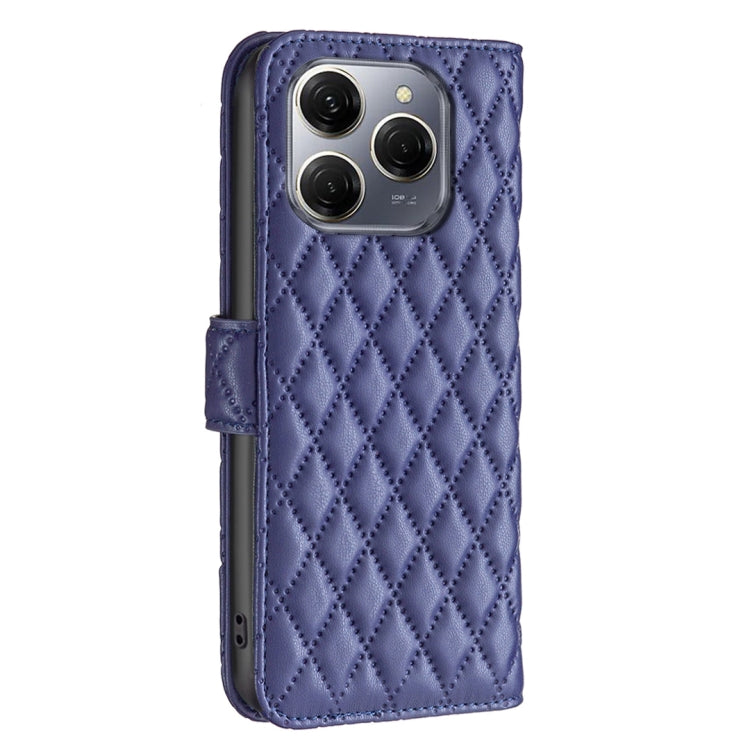 For Tecno Spark 20 Pro 5G Diamond Lattice Wallet Flip Leather Phone Case