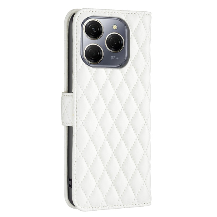 For Tecno Spark 20 Pro 5G Diamond Lattice Wallet Flip Leather Phone Case