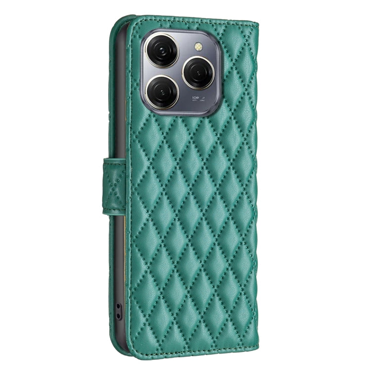 For Tecno Spark 20 Pro 5G Diamond Lattice Wallet Flip Leather Phone Case