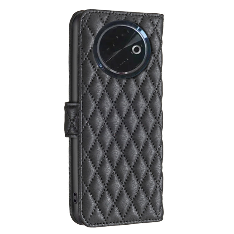 For Tecno Spark 30C Diamond Lattice Wallet Flip Leather Phone Case