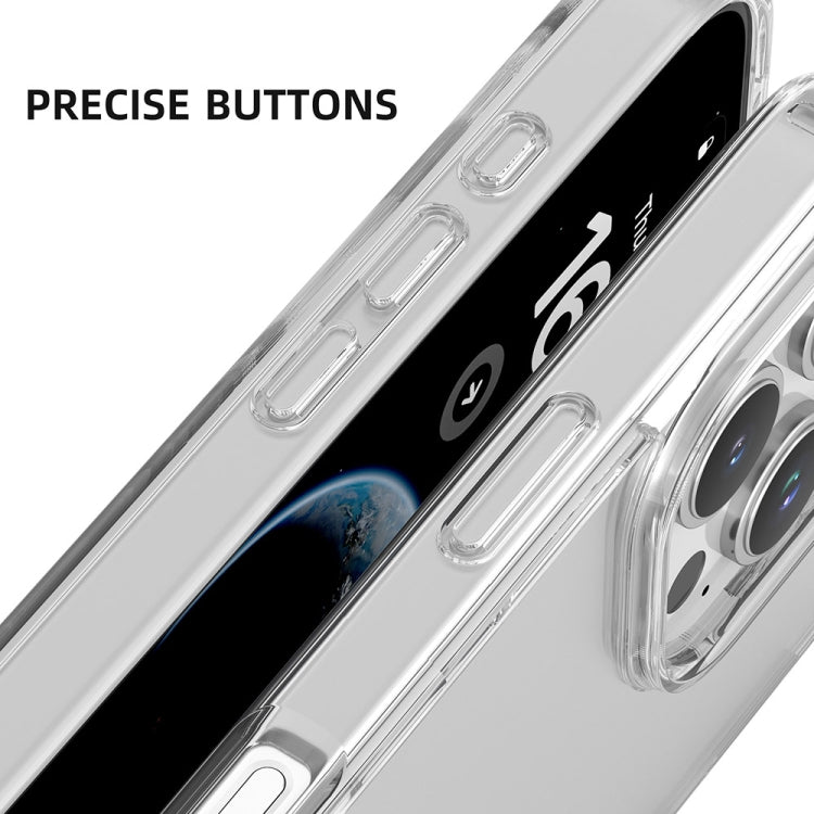 For iPhone 16 Pro Mutural Ice Series TPU Phone Case - Transparent