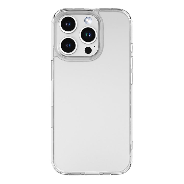 For iPhone 16 Pro Max Mutural Ice Series TPU Phone Case - Transparent