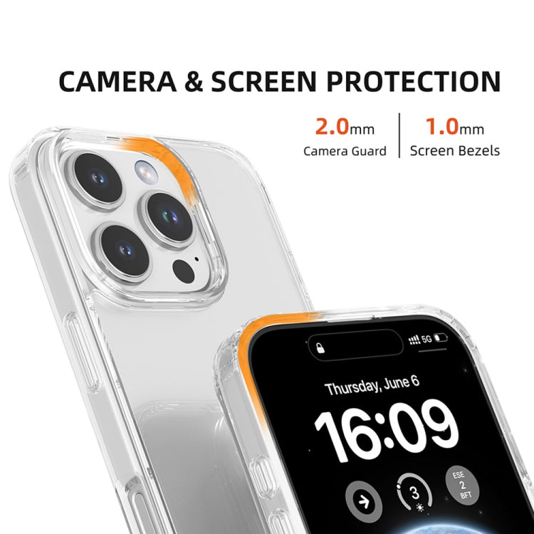For iPhone 16 Pro Max Mutural Ice Series TPU Phone Case - Transparent
