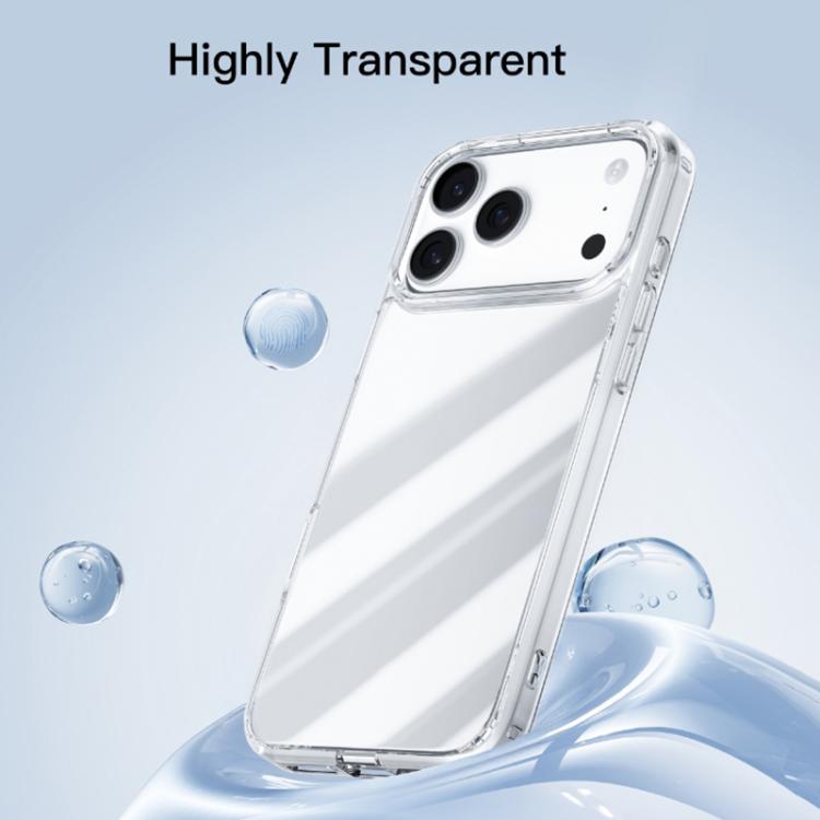 For iPhone 17 Pro Max Mutural Ice Series TPU Phone Case - Transparent
