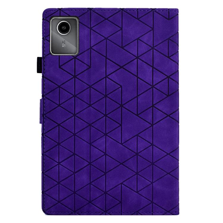 For Lenovo Xiaoxin Pad 12.1 2025 Rhombus TPU Smart Leather Tablet Case