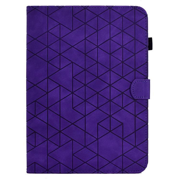 For Samsung Galaxy Tab S10 FE+ Rhombus TPU Smart Leather Tablet Case