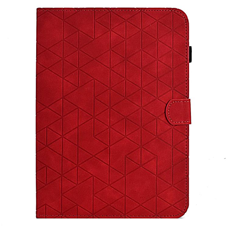 For Samsung Galaxy Tab S10 FE+ Rhombus TPU Smart Leather Tablet Case