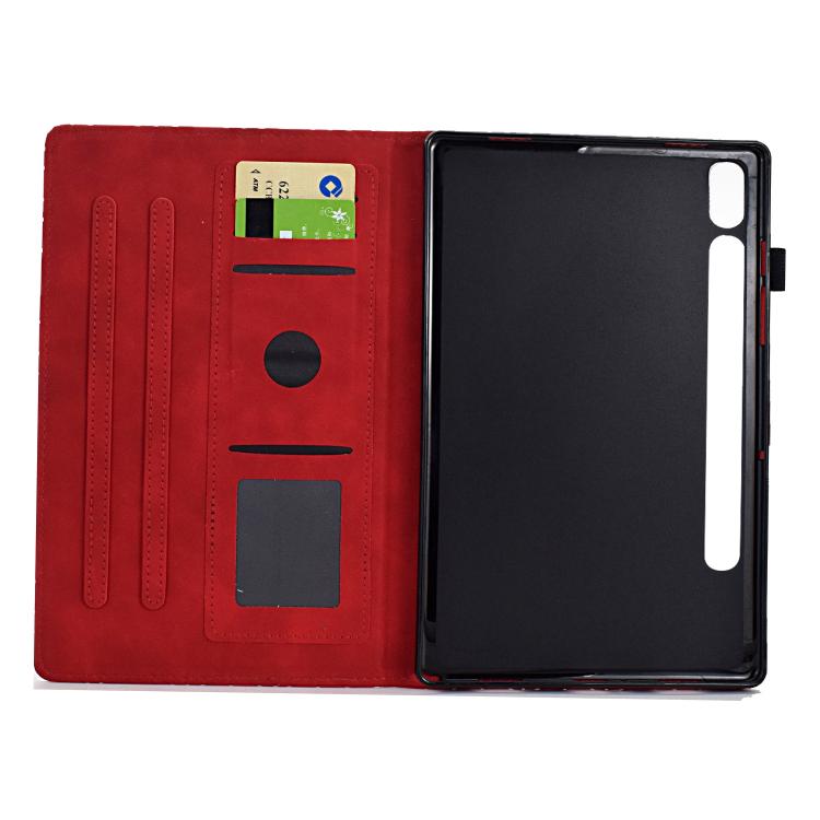 For Samsung Galaxy Tab S10 FE+ Rhombus TPU Smart Leather Tablet Case