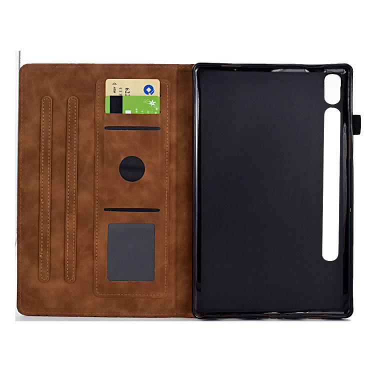 For Samsung Galaxy Tab S10 FE+ Rhombus TPU Smart Leather Tablet Case