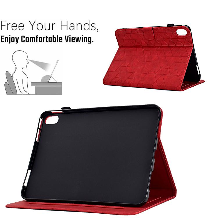 For Samsung Galaxy Tab S11 Rhombus TPU Smart Leather Tablet Case
