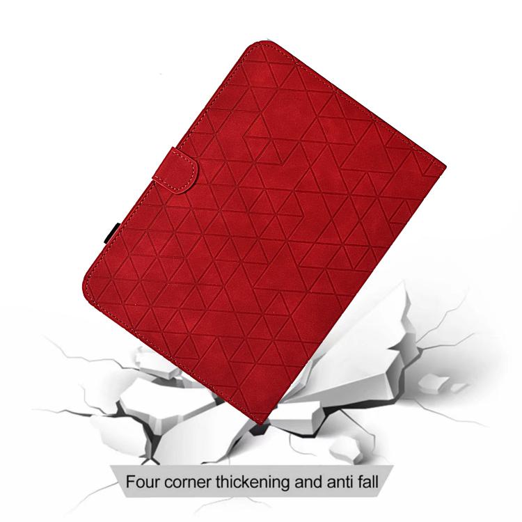 For Samsung Galaxy Tab S11 Rhombus TPU Smart Leather Tablet Case