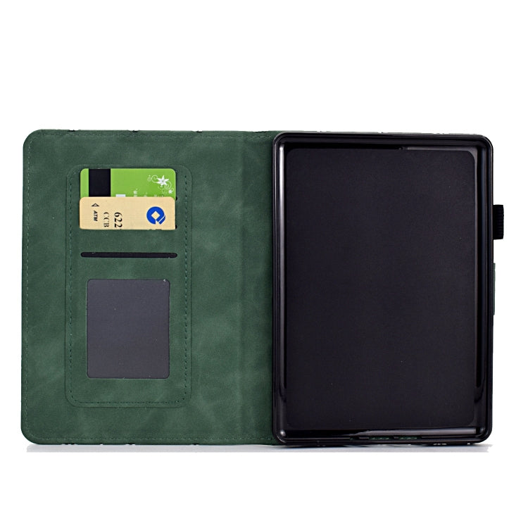For Amazon Kindle Paperwhite 12th Gen 2024 Rhombus TPU Smart Leather Tablet Case
