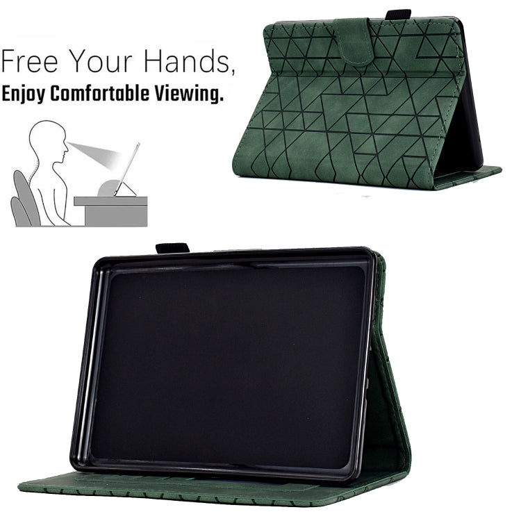 For Amazon Kindle Paperwhite 12th Gen 2024 Rhombus TPU Smart Leather Tablet Case