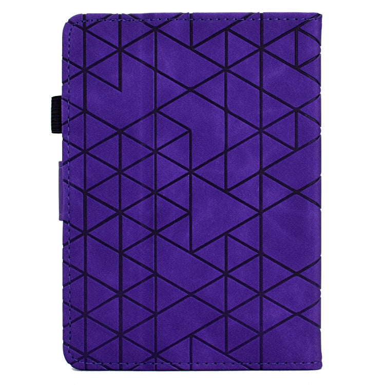 For Amazon Kindle Paperwhite 12th Gen 2024 Rhombus TPU Smart Leather Tablet Case