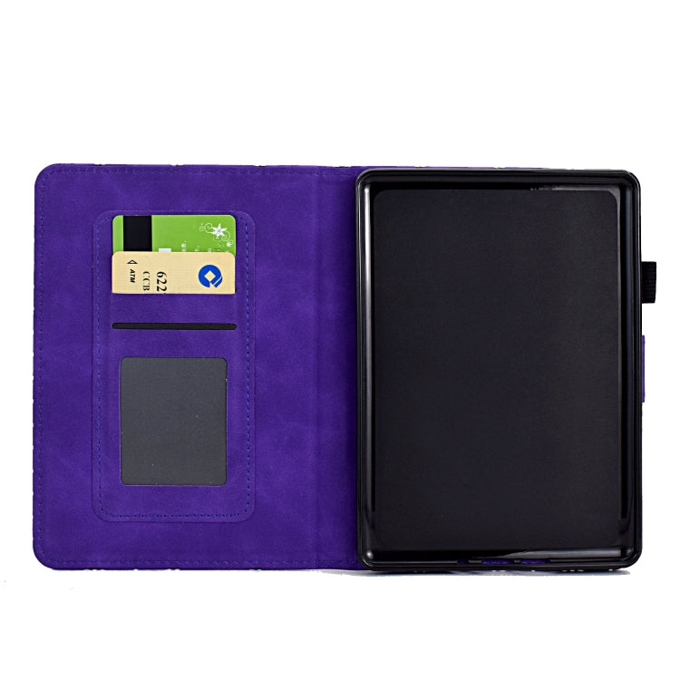 For Amazon Kindle Paperwhite 12th Gen 2024 Rhombus TPU Smart Leather Tablet Case