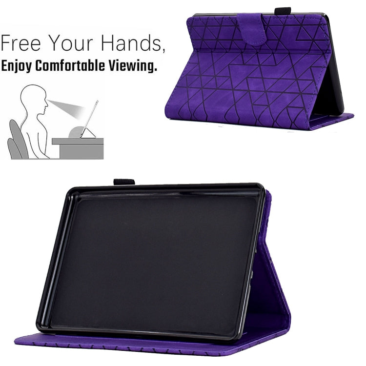 For Amazon Kindle Paperwhite 12th Gen 2024 Rhombus TPU Smart Leather Tablet Case