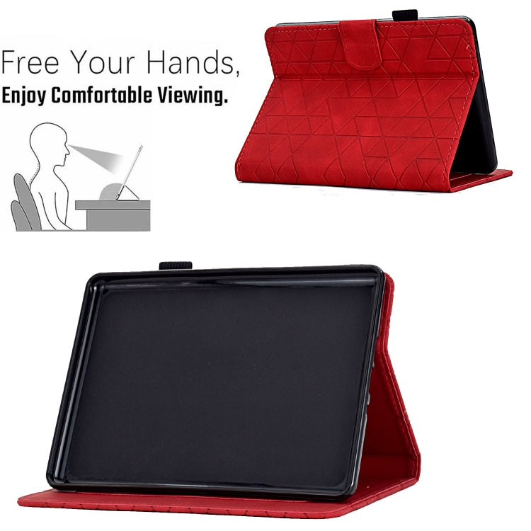 For Amazon Kindle Paperwhite 12th Gen 2024 Rhombus TPU Smart Leather Tablet Case