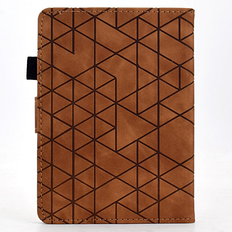 For Amazon Kindle Paperwhite 12th Gen 2024 Rhombus TPU Smart Leather Tablet Case