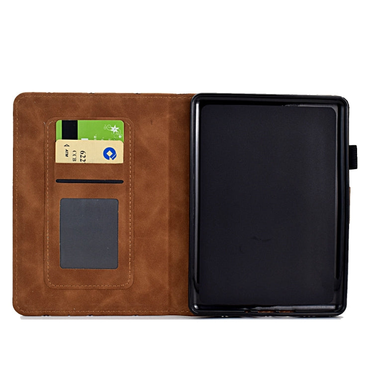 For Amazon Kindle Paperwhite 12th Gen 2024 Rhombus TPU Smart Leather Tablet Case