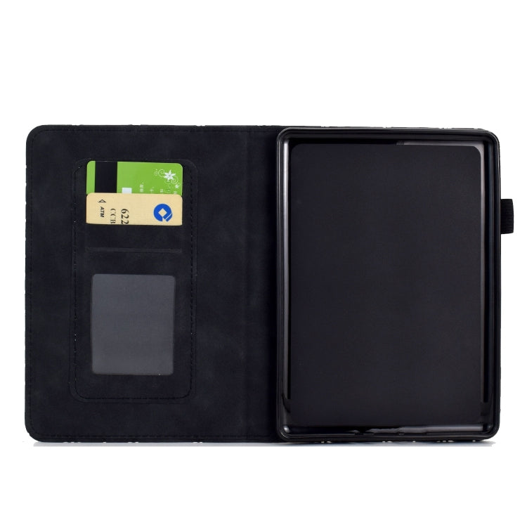 For Amazon Kindle Paperwhite 12th Gen 2024 Rhombus TPU Smart Leather Tablet Case