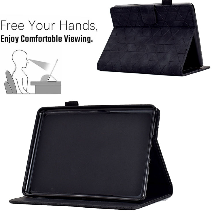 For Amazon Kindle Paperwhite 12th Gen 2024 Rhombus TPU Smart Leather Tablet Case