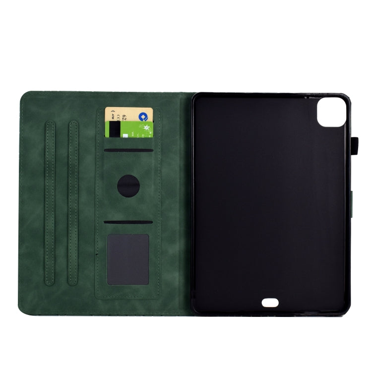 For iPad Pro 11 2025 / 2024 Rhombus TPU Smart Leather Tablet Case