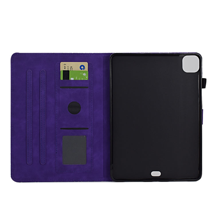 For iPad Pro 11 2025 / 2024 Rhombus TPU Smart Leather Tablet Case