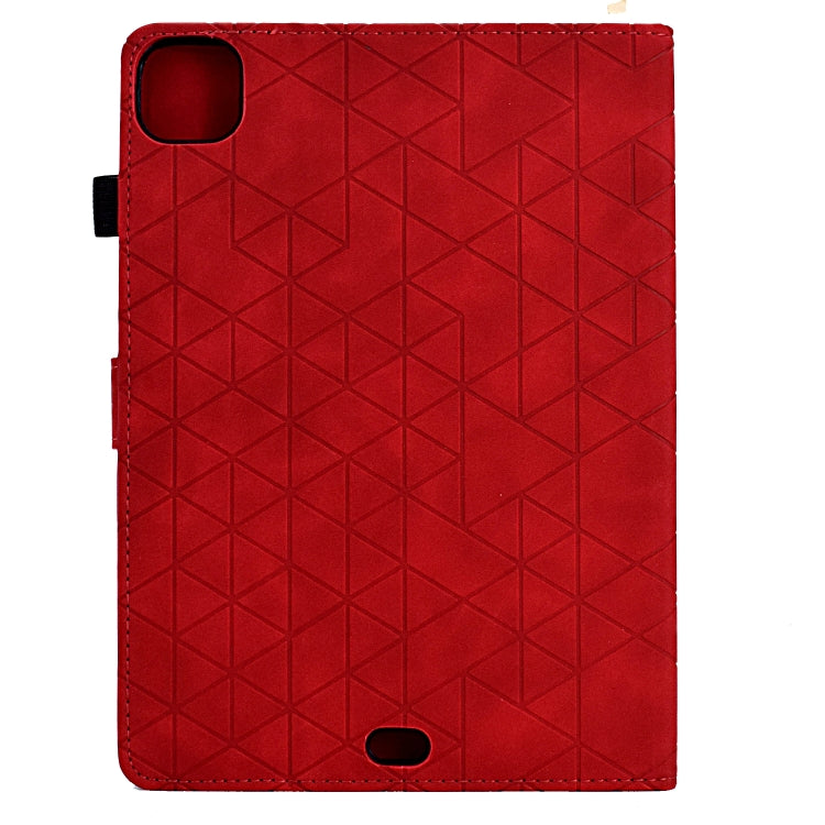 For iPad Pro 11 2025 / 2024 Rhombus TPU Smart Leather Tablet Case