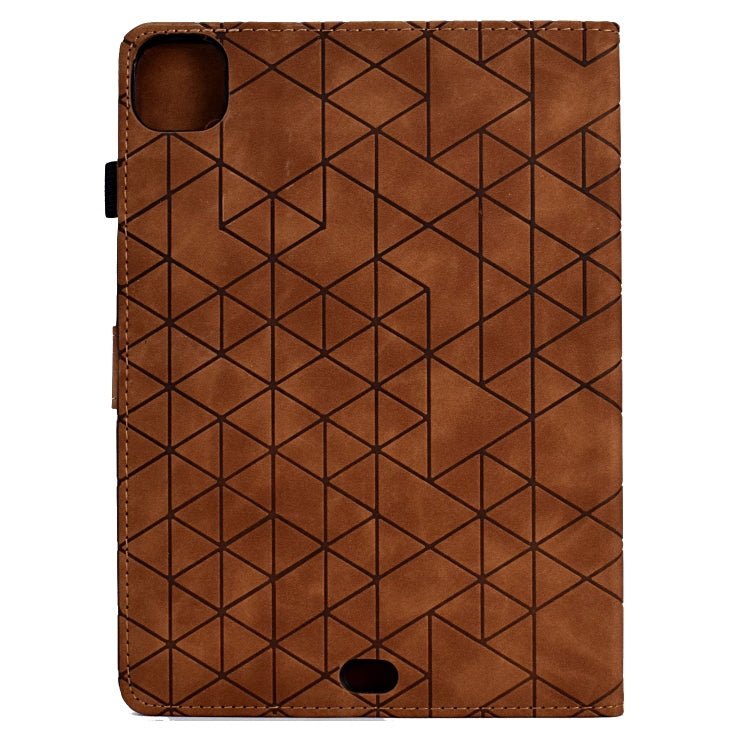 For iPad Pro 11 2025 / 2024 Rhombus TPU Smart Leather Tablet Case