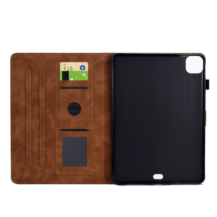 For iPad Pro 11 2025 / 2024 Rhombus TPU Smart Leather Tablet Case