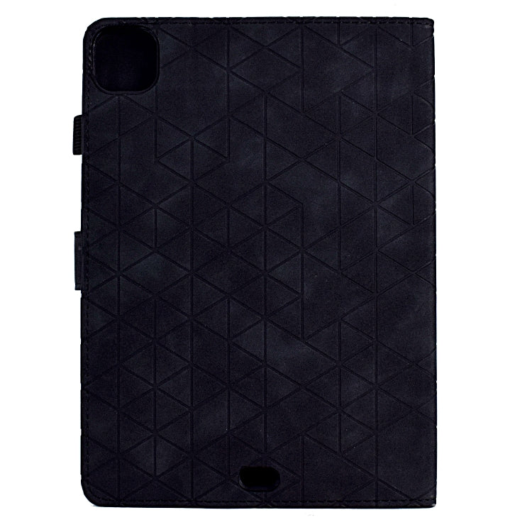 For iPad Pro 11 2025 / 2024 Rhombus TPU Smart Leather Tablet Case